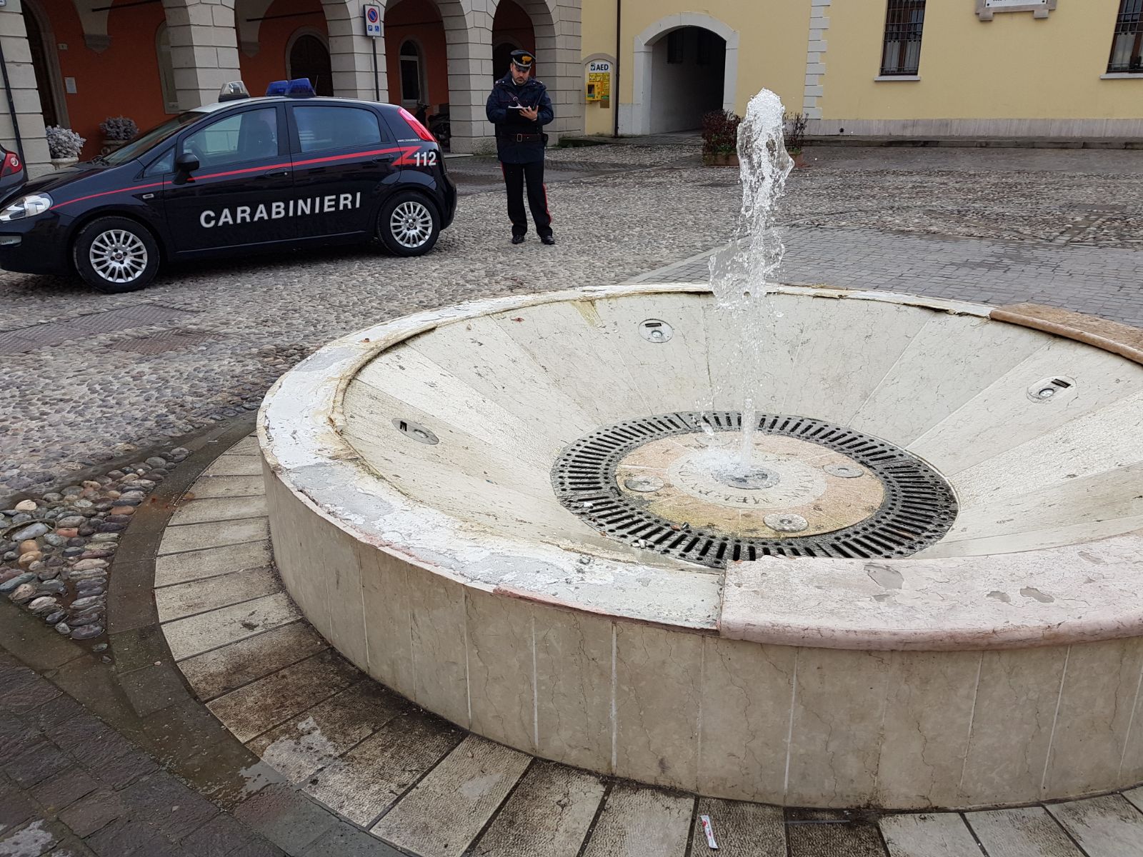 Acquanegra sul Chiese scoperto vandalo della fontana Prima Mantova