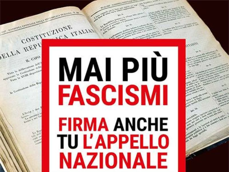 Nasce il Comitato antifascista Mantova: raccolta firme