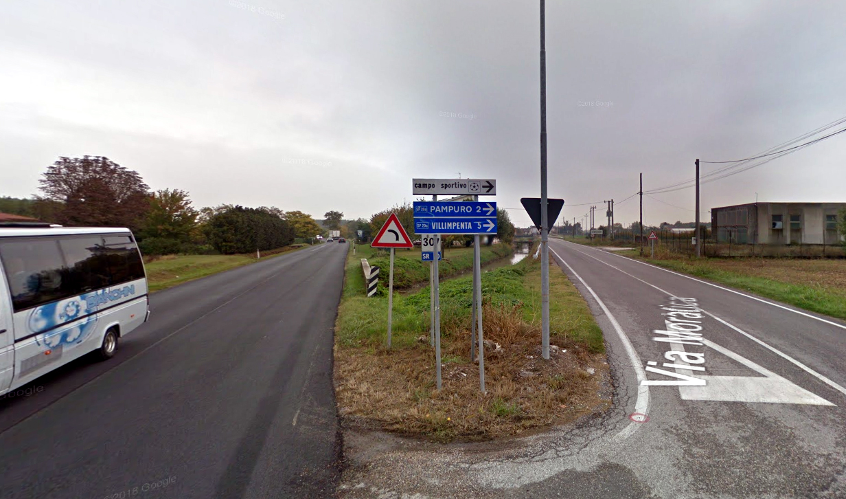 Transito vietato ai camion lungo il ponte sul Tione