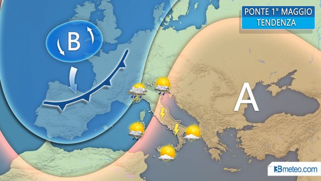 Ponte Primo Maggio tra sole e temporali PREVISIONI