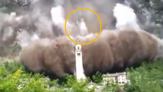 Frana del Gallivaggio: “In quella nube si scorge la Madonna”
