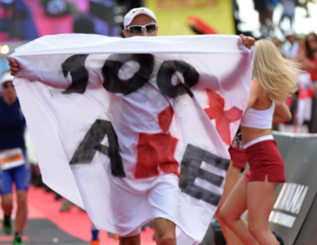Amedeo Bonfanti recordman in Italia, ha corso 100 IronMan