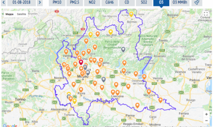 Allarme ozono in Lombardia: preoccupano i dati degli ultimi giorni