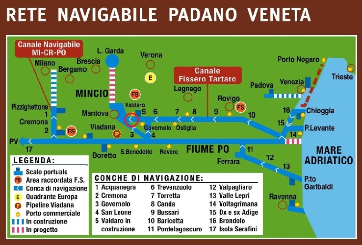 Nuova conca di Valdaro: inaugurazione l’8 settembre