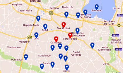 Il triangolo della legionella a Brescia: LA MAPPA