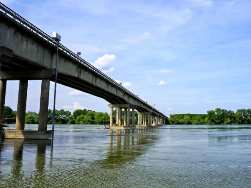 Ponte sul Po a Sermide: presenza di fessurazioni