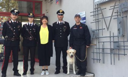 Unità cinofile in visita agli studenti dell’Istituto Manzoni di Suzzara