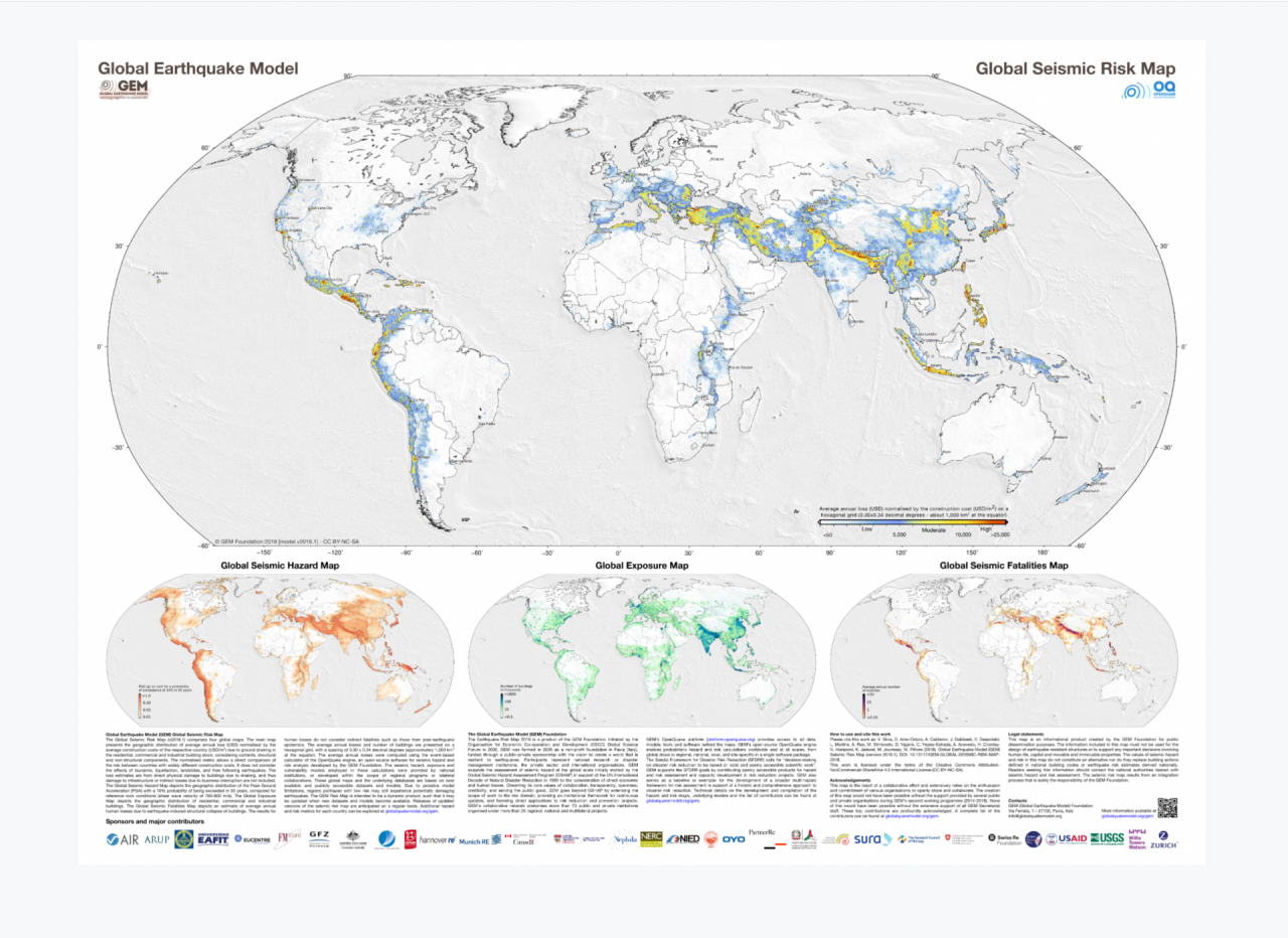 Super mappe dei terremoti mondiali e italiani realizzate nella Bassa
