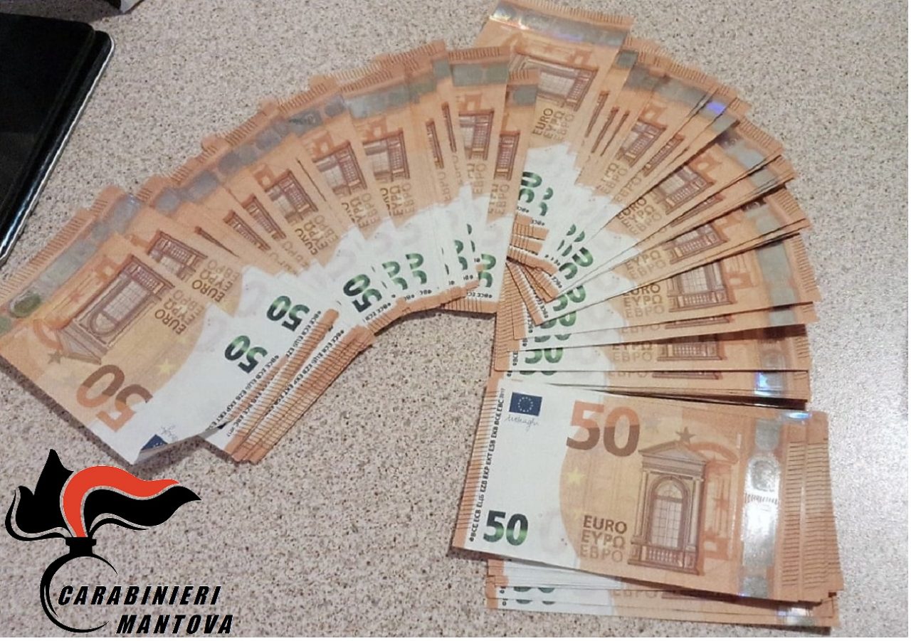 Banconote false: oltre 6mila euro “taroccate” e finisce in prigione a Mantova