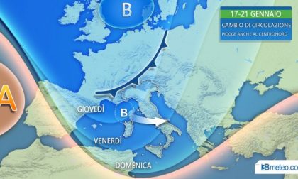 Da giovedì si cambia: tornano le piogge e la neve al Centro-Nord PREVISIONI METEO