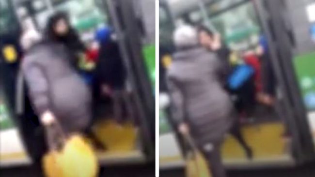 Botte e minacce a donna col velo: “Scendi dal bus col tuo passeggino” VIDEO