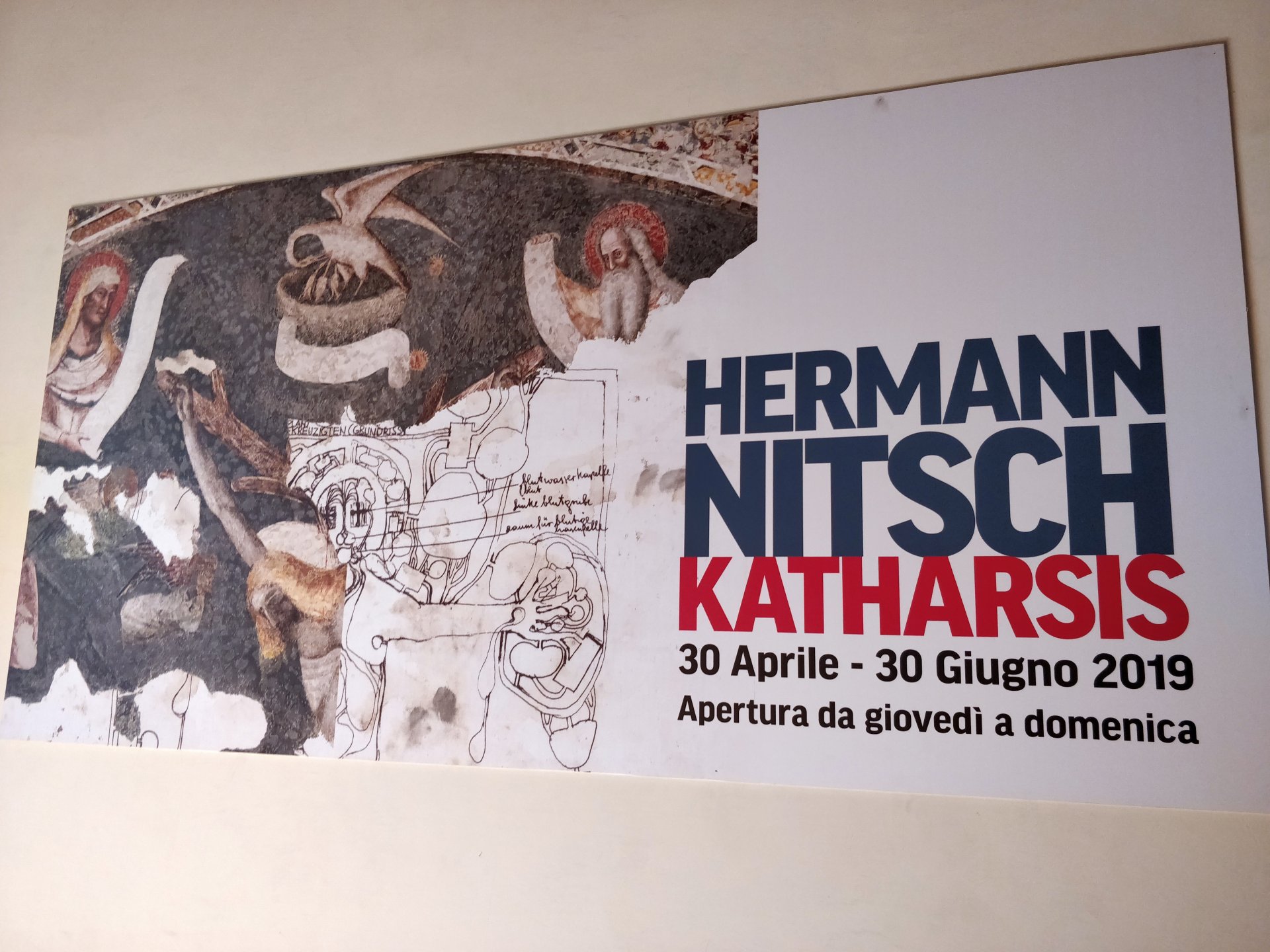 La mostra di Hermann Nitsch a Mantova