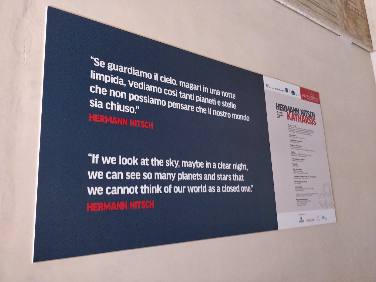 La mostra di Hermann Nitsch a Mantova