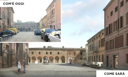 Piazza Alberti cambia ancora: via l'acqua, arrivano i resti di Sant'Andrea FOTO