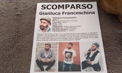 Gianluca Franceschina scomparso, la compagna: "Aiutatemi, sto impazzendo"
