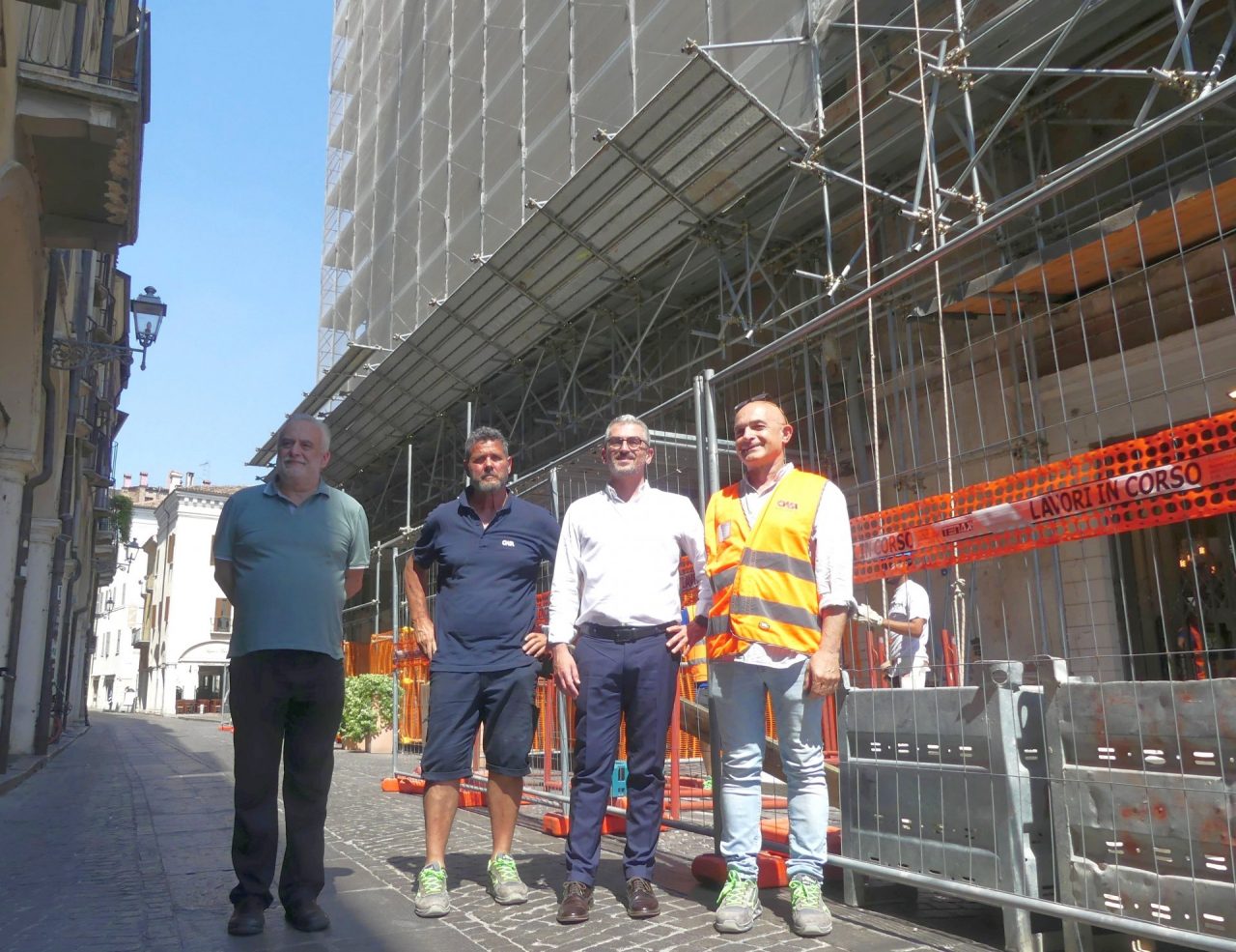 Palazzo del Podestà Mantova: finalmente via l’impalcatura FOTO