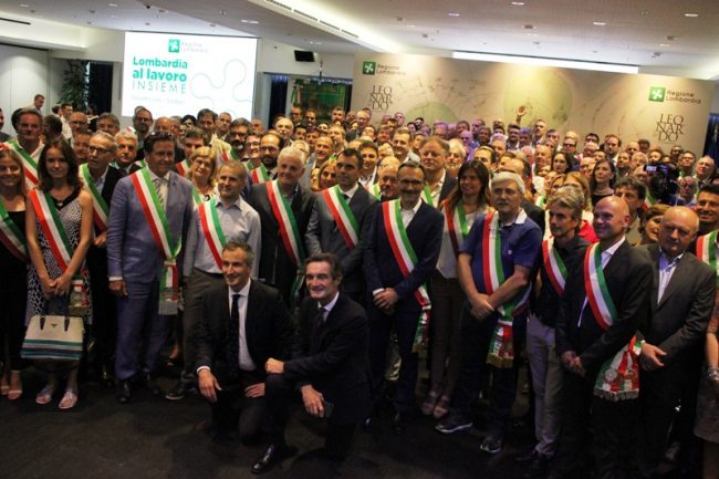 Fontana, Fermi e Brivio incontrano in Regione i 300 nuovi sindaci lombardi