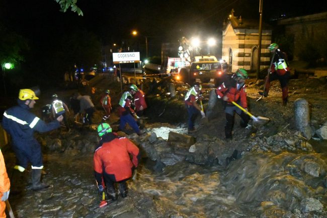 Grossa frana in Valsassina: evacuate 80 persone FOTO VIDEO