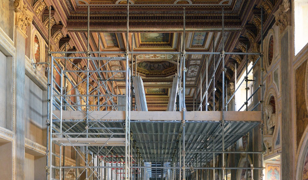 Galleria della Mostra: a breve i lavori saranno conclusi