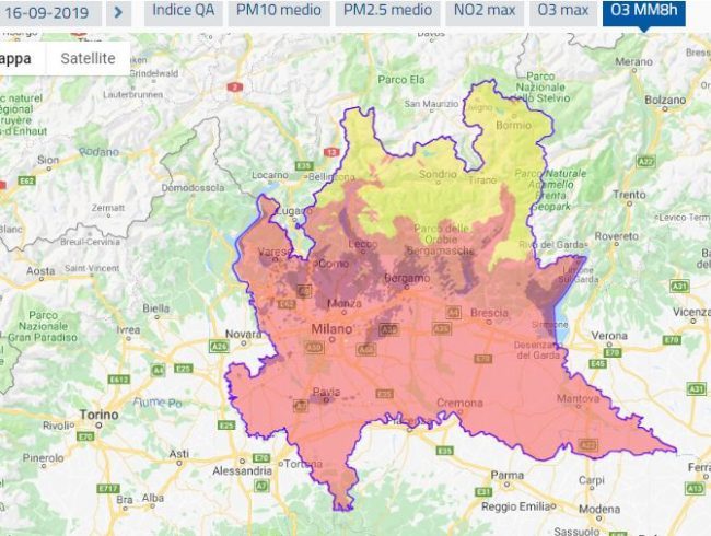 L’ultimo scampolo d’estate non fa bene alla qualità dell’aria: cappa sul Mantovano