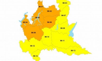 Allerta meteo: scatta il codice arancione