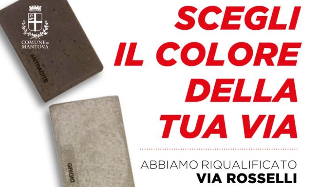 Via Rosselli, saranno i cittadini a scegliere il colore da darle