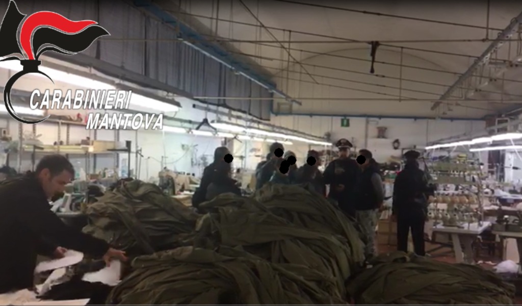 Ancora lavoratori clandestini e sfruttamento in un laboratorio tessile del mantovano