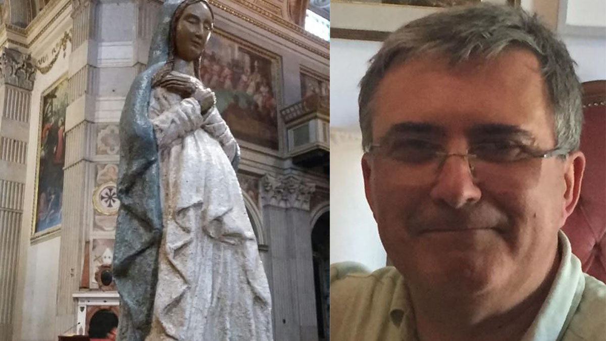 Statua rubata, il parroco del Duomo: “Riportala e troverai pace”