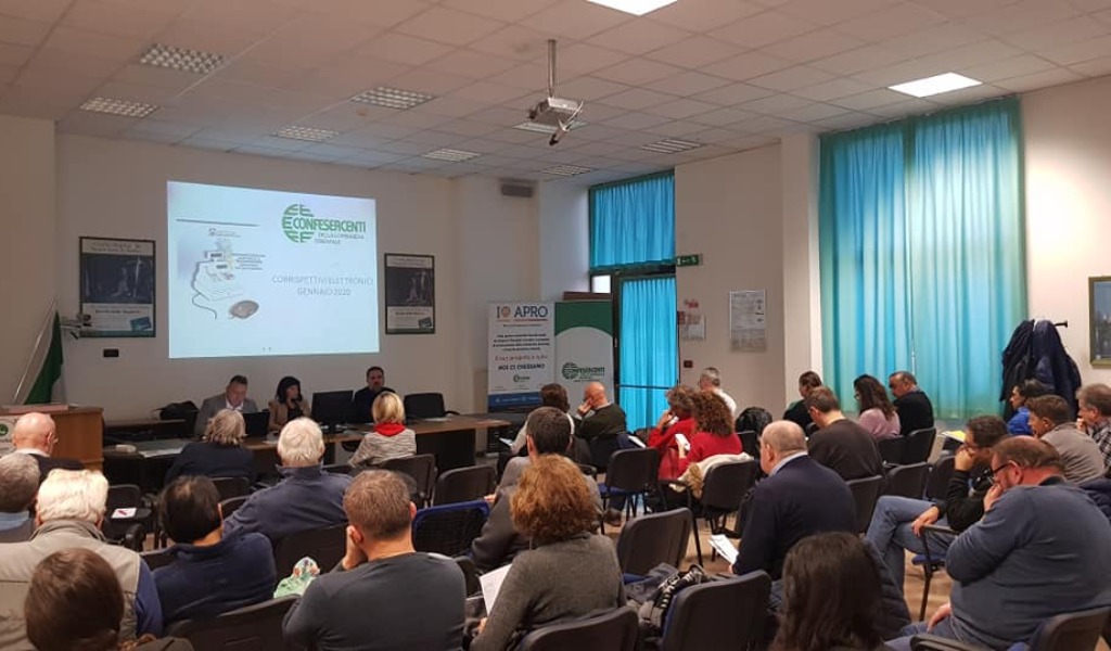 Un successone il seminario Confesercenti sui corrispettivi elettronici