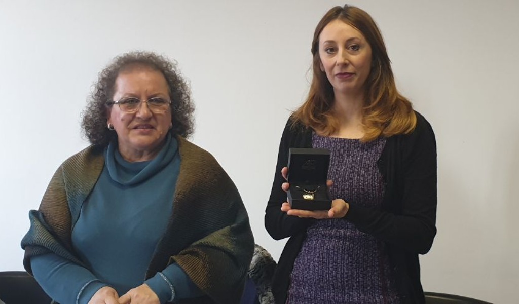 Premiata con “La zucca d’oro” l’eco stilista Eleonora Riccio