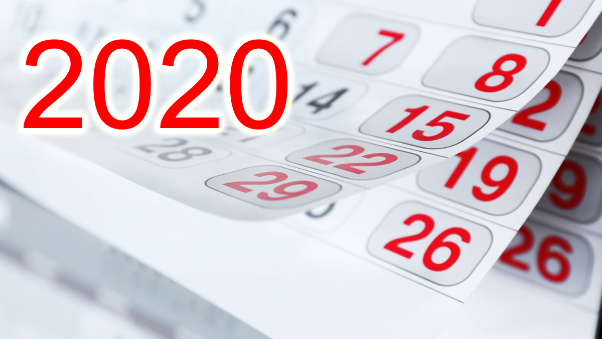 TUTTO 2020: la data palindroma, gli equinozi, le feste e i ponti