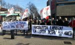 Attivisti No Tav in piazza Mozzarelli contro l'arresto dell'attivista Nicoletta Dosio