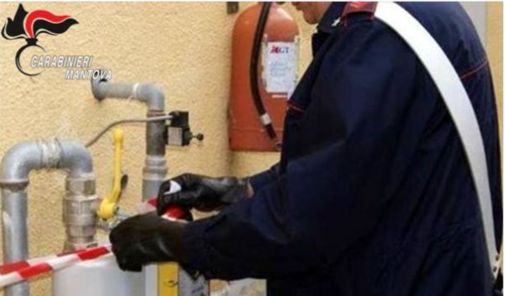 Rubava gas direttamente dal contatore, denunciato 50enne