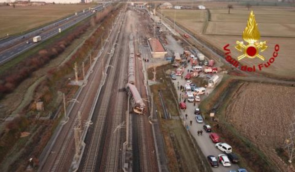 Lunedì riapre l’alta velocità dopo l’incidente del Frecciarossa deragliato nel Lodigiano