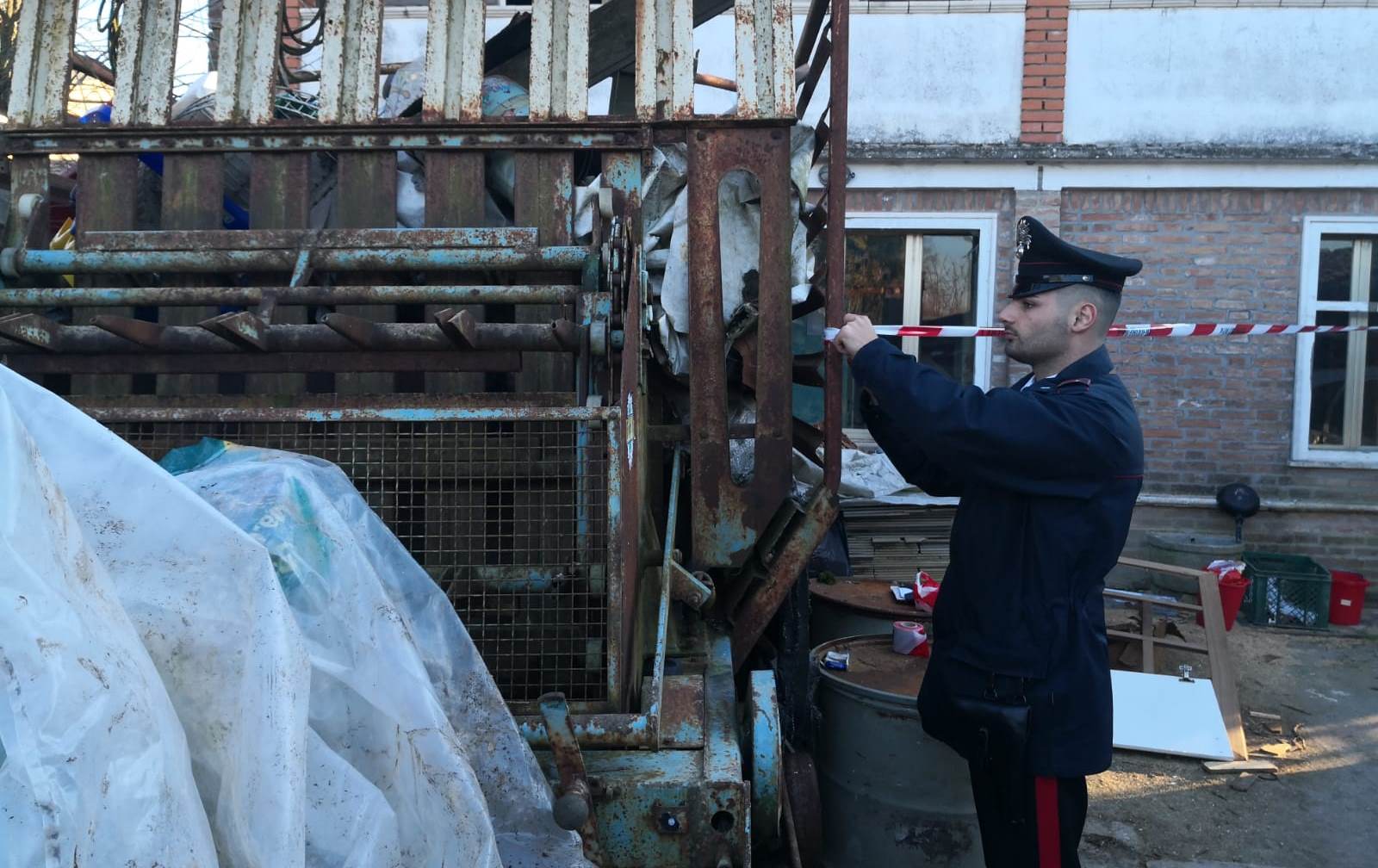 SERRAVALLE A PO’ – VILLETTA TRASFORMATA IN DISCARICA ABUSIVA4