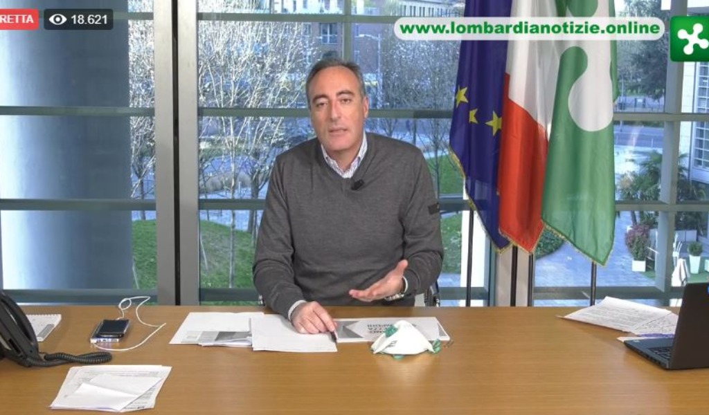 Gallera: “Si vede una piccola luce, vanificare tutto sarebbe folle”| A Mantova + 48 VIDEO