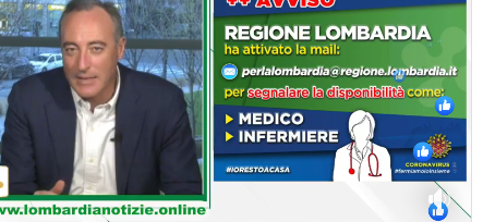 Lombardia Coronavirus, Gallera: “La situazione migliora, ma attenzione a cantare vittoria”