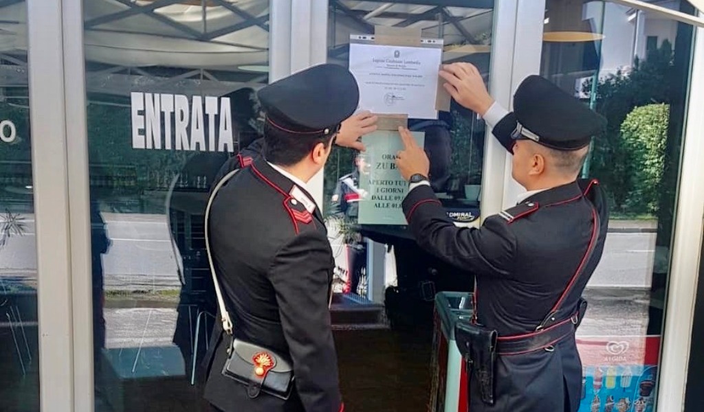 Chiusi per 15 giorni due locali di Ostiglia frequentati da pregiudicati “potenzialmente pericolosi”