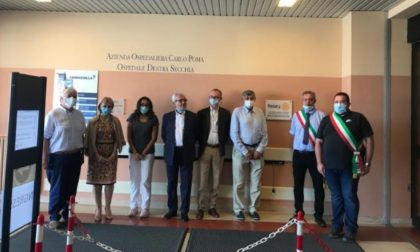 All’ospedale di Pieve di Coriano una targa per ringraziale il Rotary Club Mantova Sud