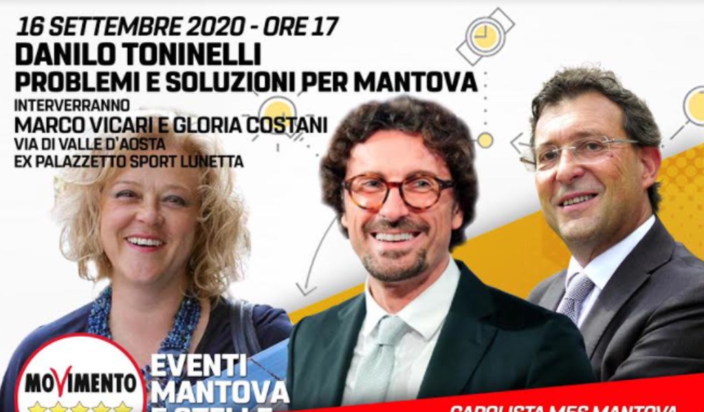 I prossimi appuntamenti con il M5S mantovano per Gloria Costani sindaco | Elezioni Mantova 2020