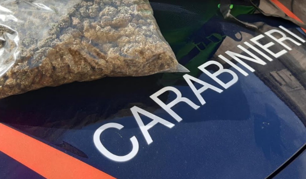 Trovato con 1 kg di cannabis la “spaccia” ai Carabinieri come light, ma non è così