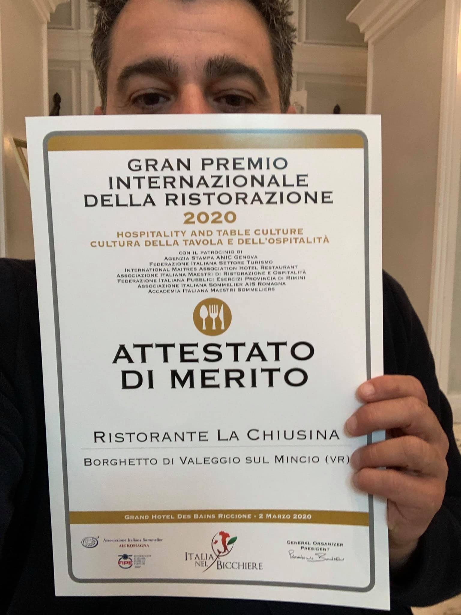 Cristian Errati del Ristorante La Chiusina