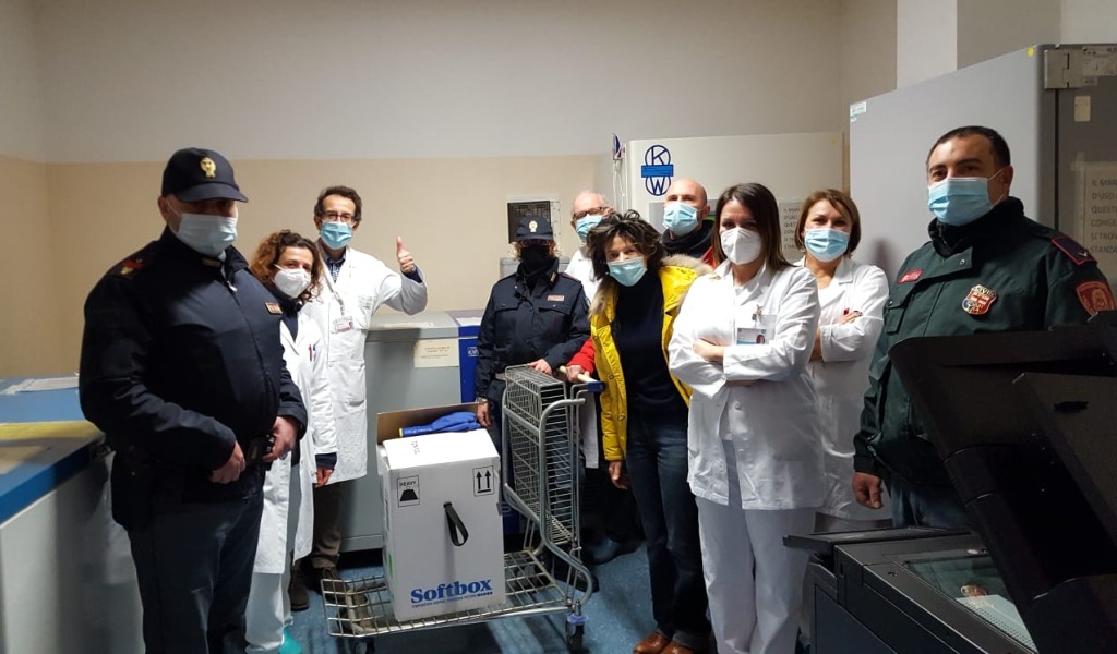 Al Poma “si fa la storia”: arrivate oltre 3.500 dosi di vaccino Covid