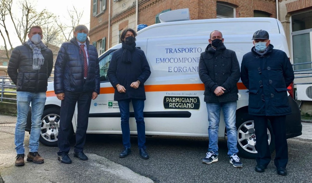 Il Consorzio Parmigiano Reggiano dona un furgone al Poma