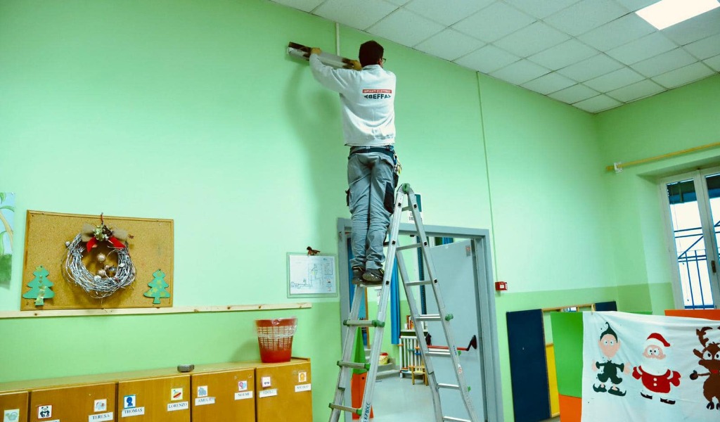 Iniziata l’installazione delle 215 lampade sanificanti negli asili e nelle materne comunali