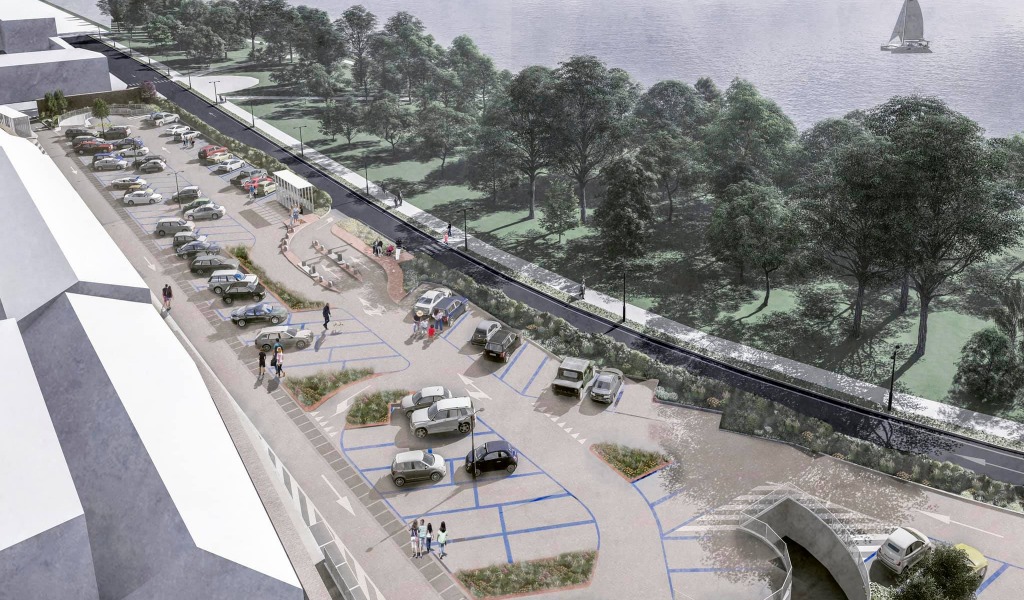 Approvato il progetto per il nuovo parcheggio sul Lungolago Gonzaga, le foto