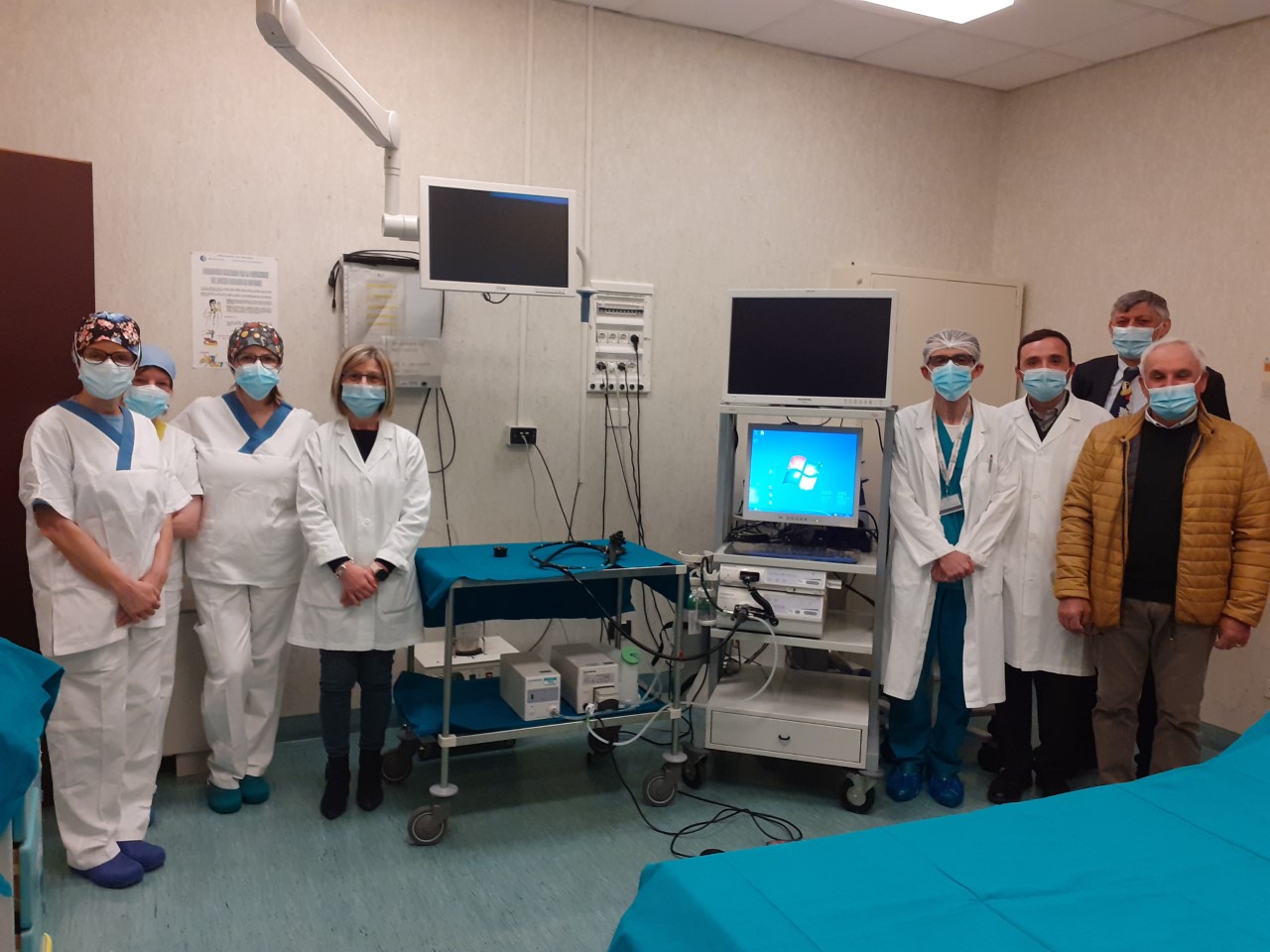 L’Istituto Oncologico Mantovano dona un insufflatore di anidride carbonica all’Endoscopia di Pieve