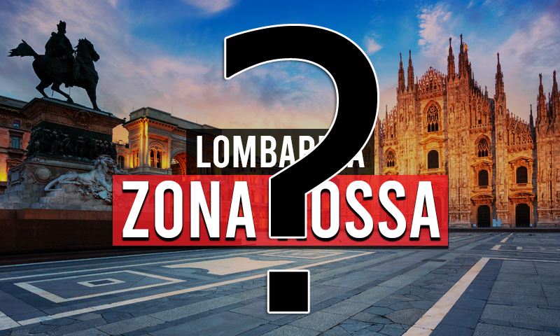Lombardia verso la zona rossa: lockdown weekend, negozi chiusi e divieto di uscire di casa