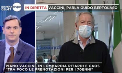 Bertolaso: "Finire vaccinazioni over 80, dalla prossima prenotazioni over 70 con Poste"