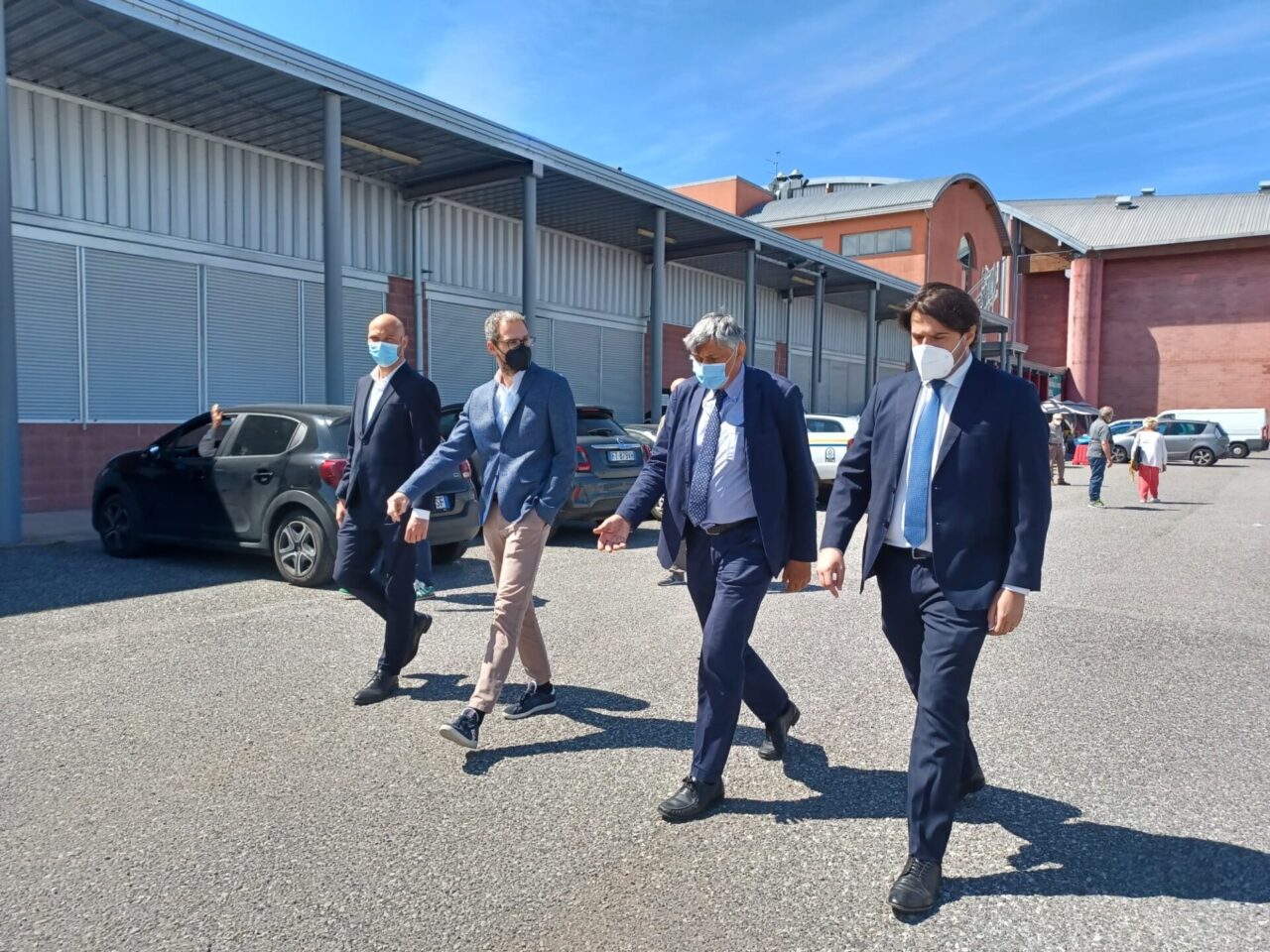 L’ex vice Ministro allo sviluppo economico Stefano Buffagni in visita a Mantova